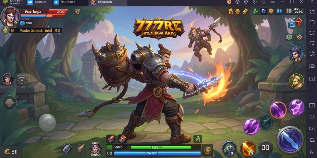 Gameplay seru dari 777RT dalam dunia petualangan ARPG.
