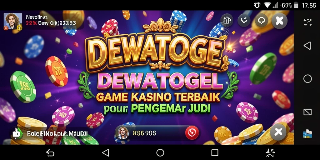 Gameplay seru dan mendebarkan di <strong>DEWATOGEL</strong> aplikasi Kasino.