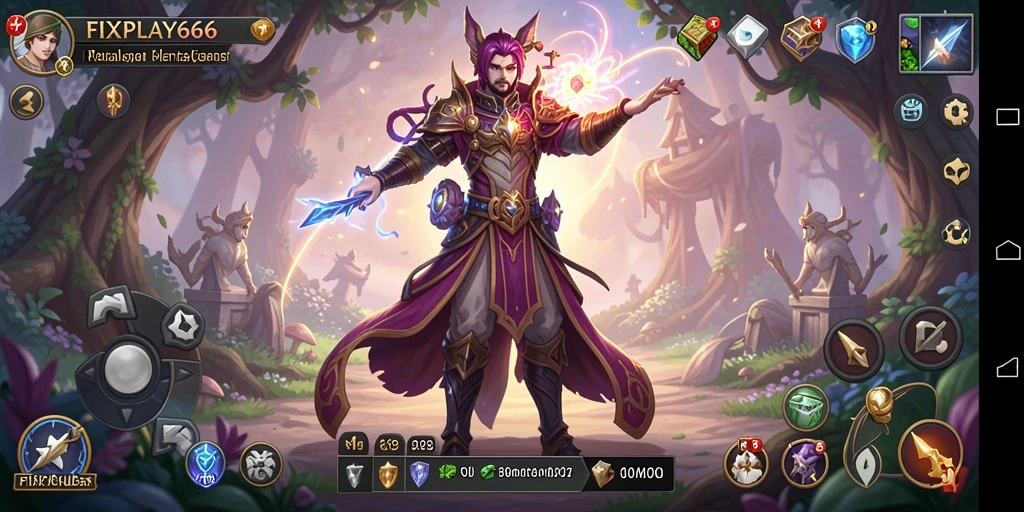 Tampilan gameplay memukau dari FIXPLAY666 saat menjelajahi dunia fantasi.