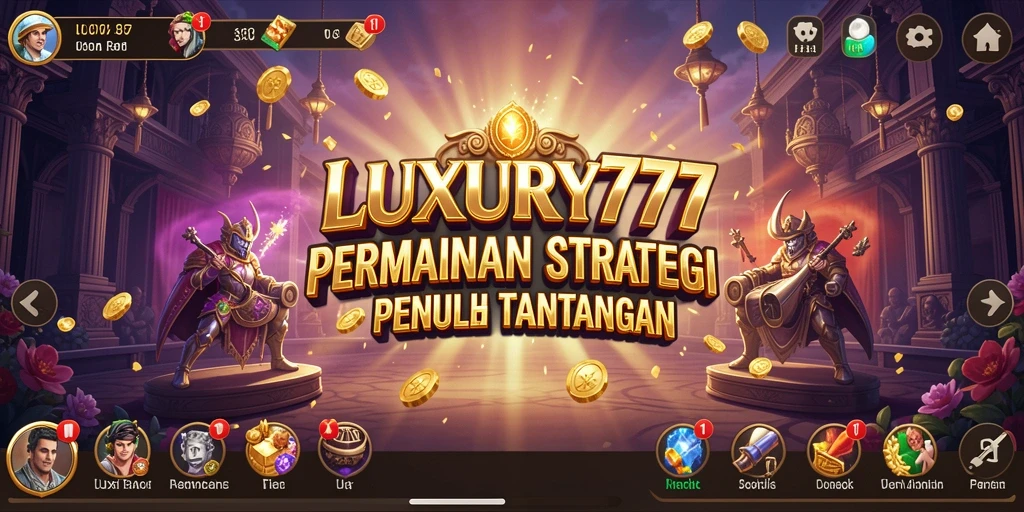 Tampilan gameplay LUXURY777 yang menantang dan menarik.