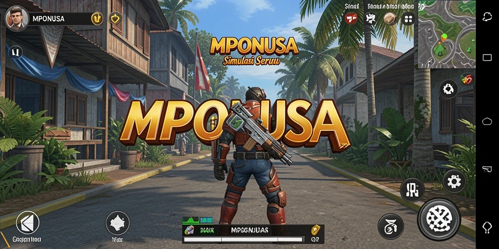 Tangkapan layar MPONUSA menampilkan pengalaman gameplay yang menarik.
