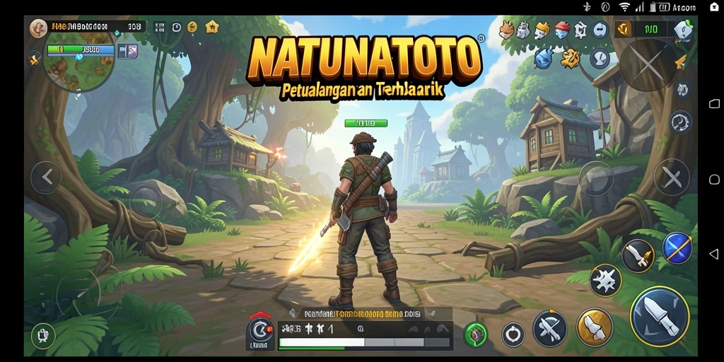 Gambaran gameplay NATUNATOTO dalam dunia Open World yang menakjubkan.