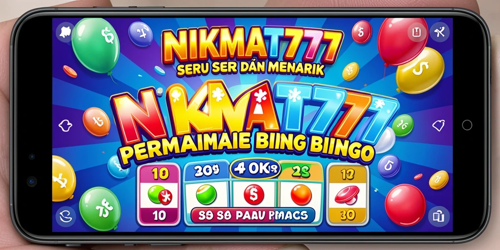 Tampilan menarik dari gameplay Bingo di NIKMAT777.