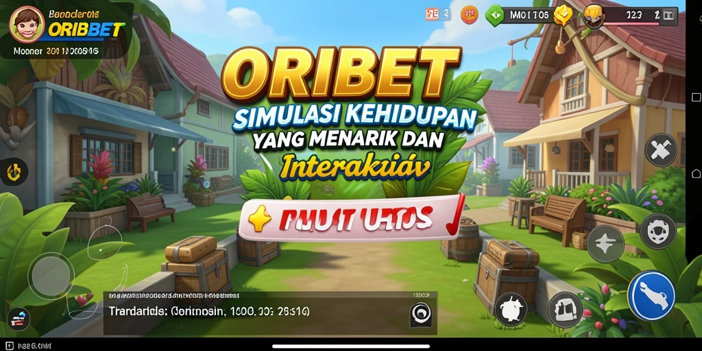 Tampilan menarik dari gameplay ORIBET yang penuh dengan interaksi sosial.