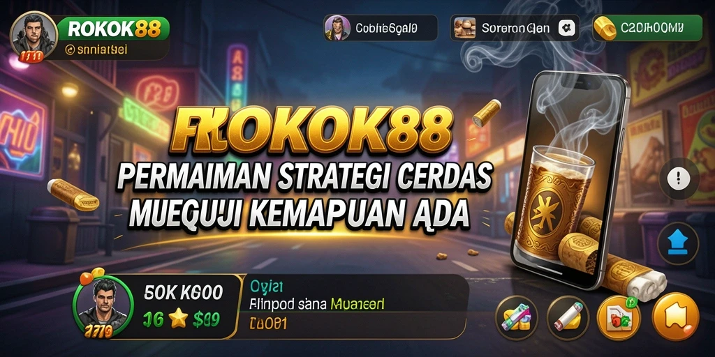Tampilan gameplay menarik di ROKOK88 yang menampilkan strategi mendalam.