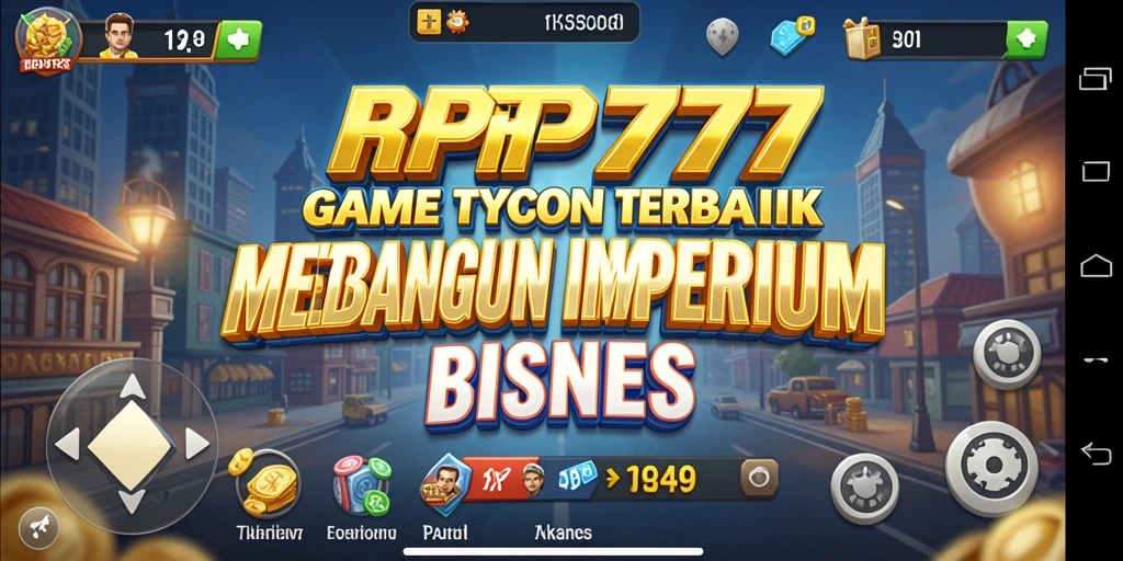 Tampilan gameplay RPRP777 menampilkan pengalaman Tycoon yang seru.