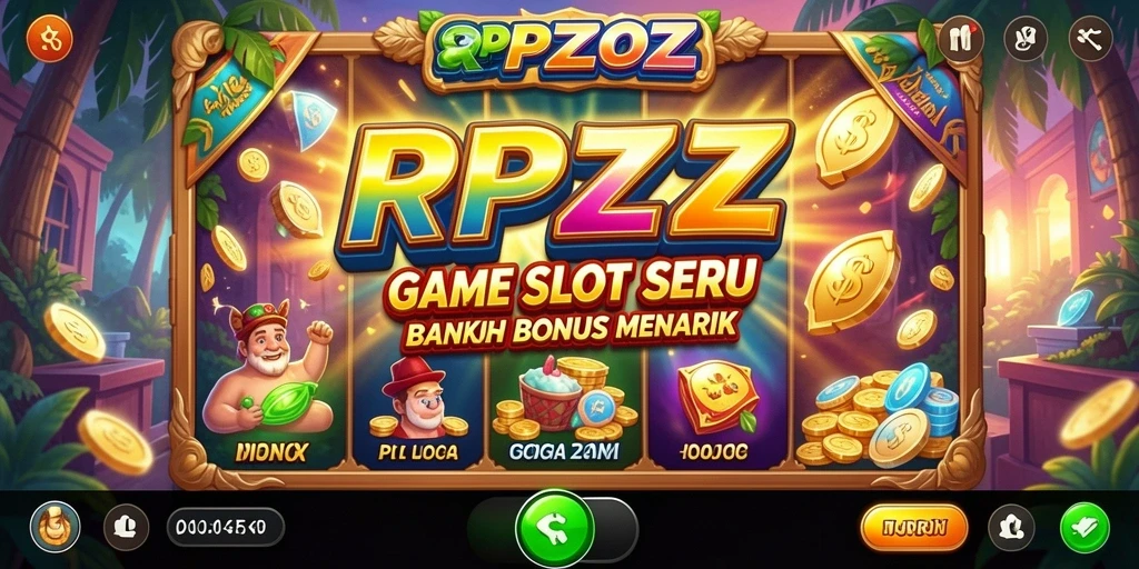 Gameplay RPZZZ yang seru dengan berbagai tema slot.