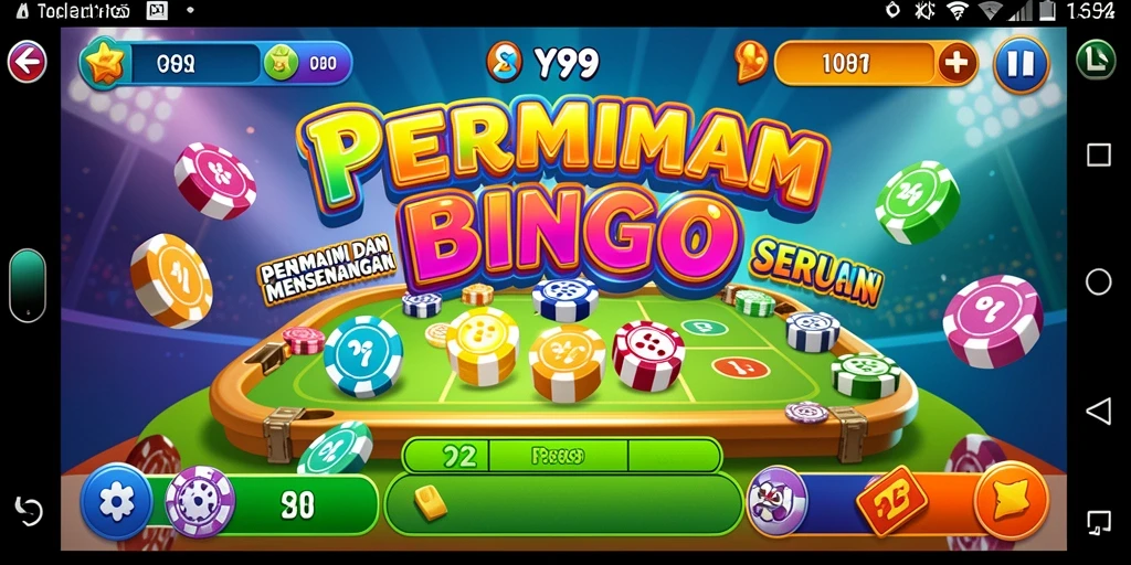 Tampilan gameplay Bingo yang seru di Y89.